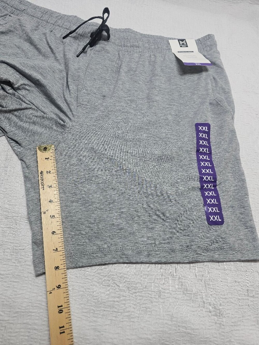 Member's Mark Men's Drawstring Moisture Wicking Favorite Soft Short Gray  XXL - Picture 7 of 8